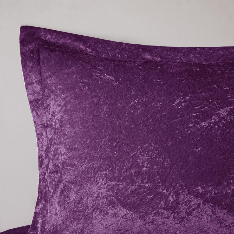 Olliix.com Comforters & Blankets - Felicia Full/Queen Comforter (Set) Purple