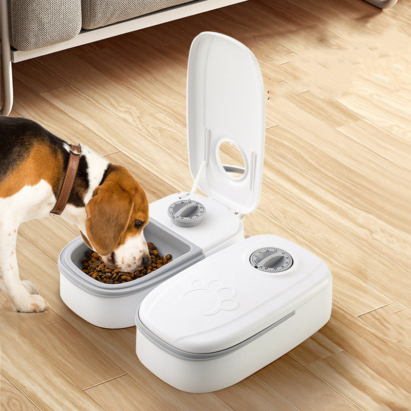 Regis Pet Grooming Supplies - Automatic Pet Feeder Smart Food Dispenser For Cats Dogs Timer Stainless Steel Bowl Auto Dog Cat Pet Feeding Pets Supplies