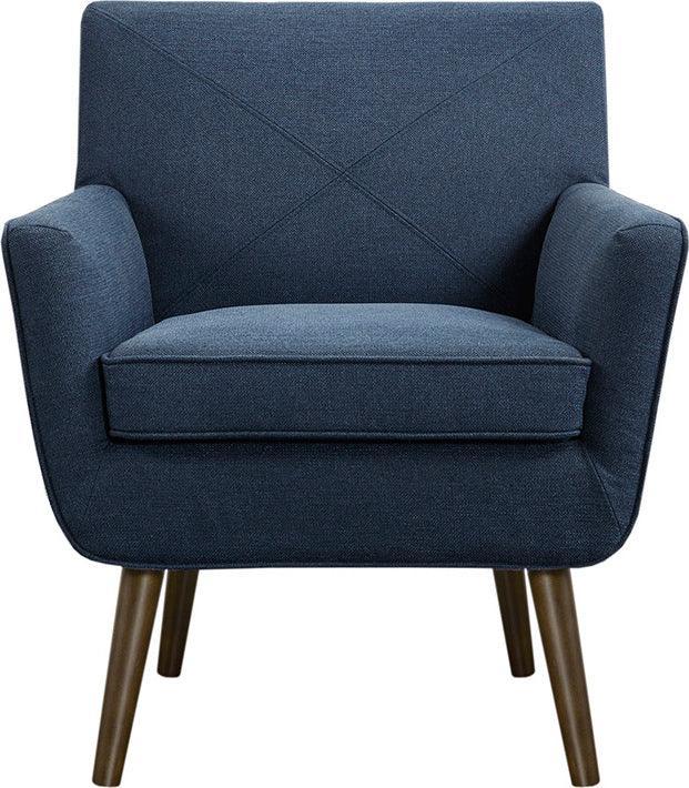 Olliix.com Accent Chairs - Finley Mid Century Accent Chair Blue