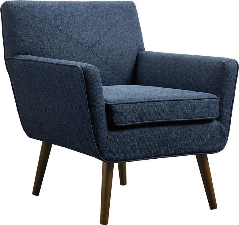 Olliix.com Accent Chairs - Finley Mid Century Accent Chair Blue