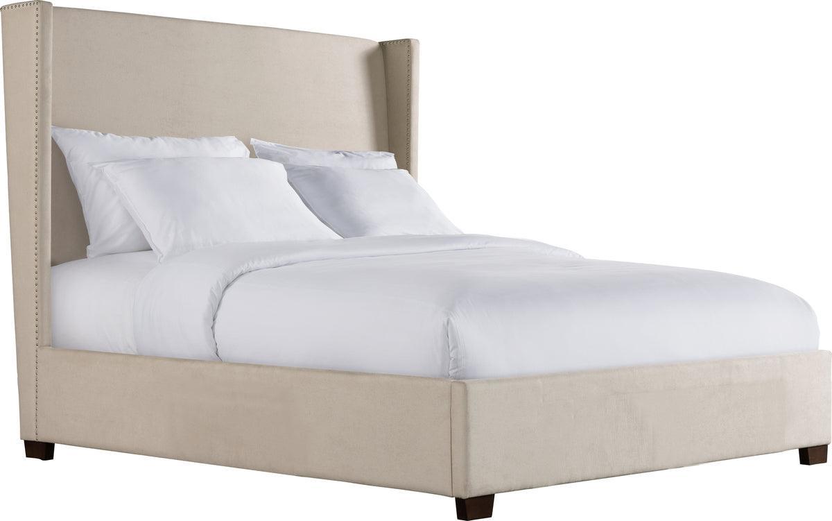 Elements Beds - Fiona King Upholstered Bed Beige