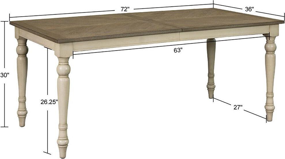 Olliix.com Dining Tables - Fiona Rectangular Wood Dining Table