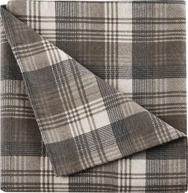Olliix.com Sheets & Sheet Sets - Flannel King Cotton Sheet Set Brown