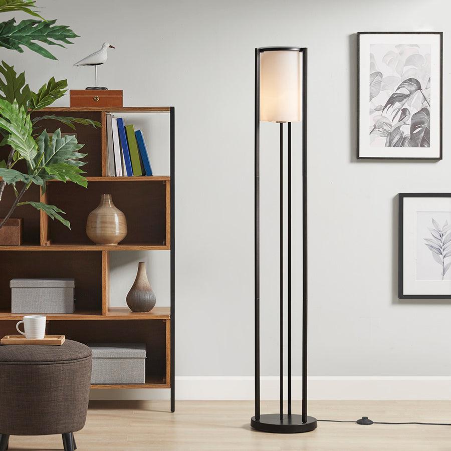 Glass Cylinder Floor Lamp