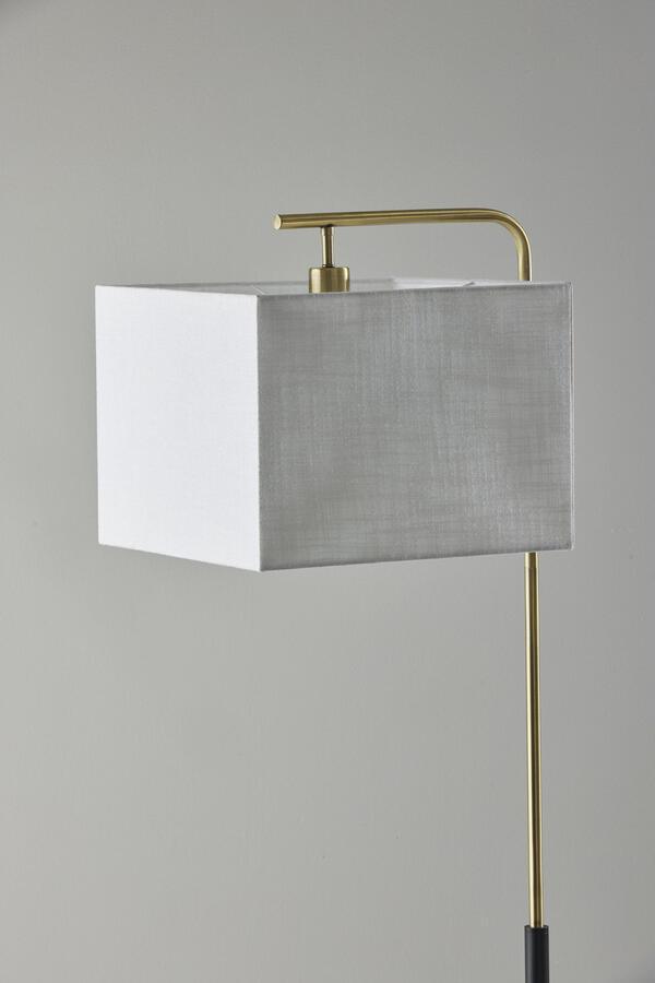 Adesso Floor Lamps - Flora Floor Lamp- Antq Brass
