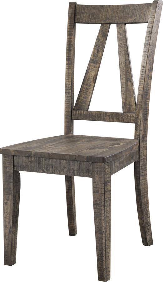 Elements Dining Sets - Flynn 7PC Dining Set-Table, 4 Wooden Side Chairs & 2 Parson Chairs