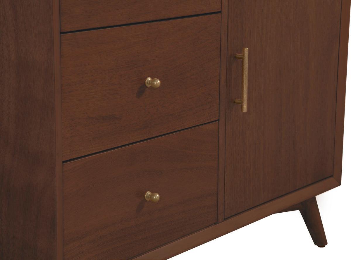 Alpine Furniture Buffets & Cabinets - Flynn Accent Cabinet, Walnut