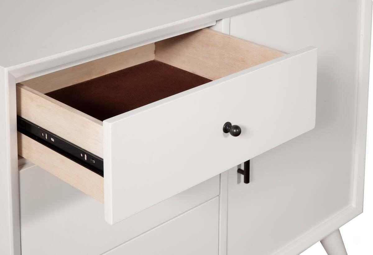 Alpine Furniture Cabinets & Wardrobes - Flynn Accent Cabinet, White