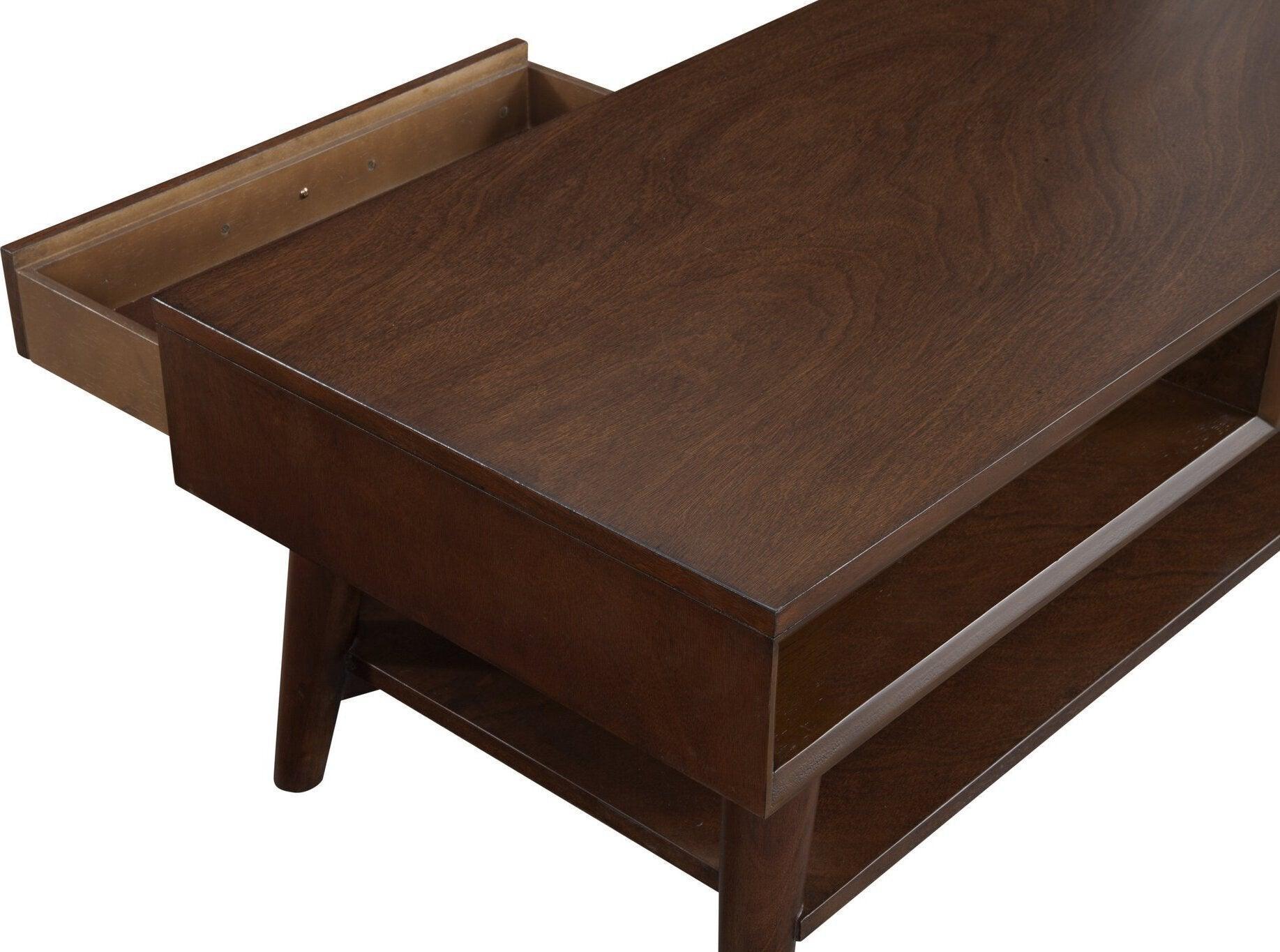 Alpine Furniture Coffee Tables - Flynn Coffee Table Walnut