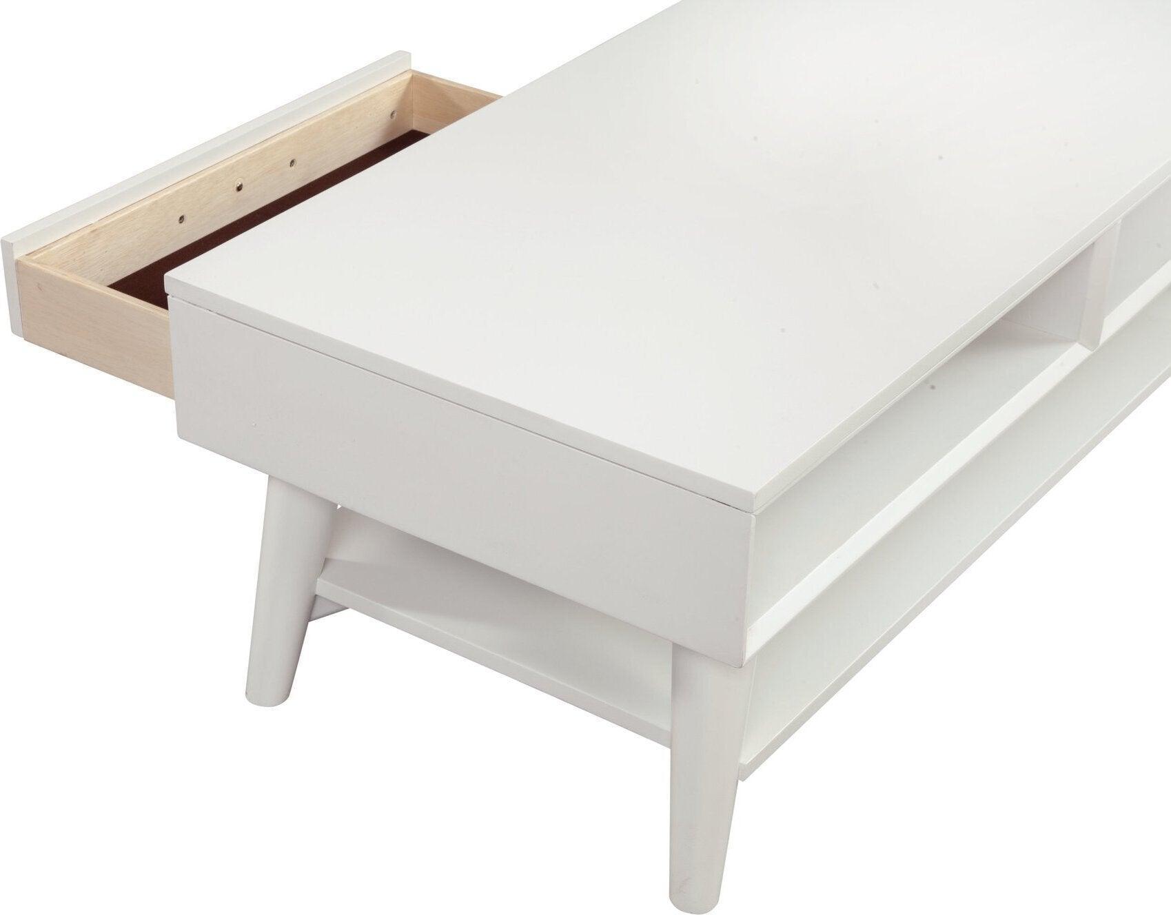 Alpine Furniture Coffee Tables - Flynn Coffee Table White
