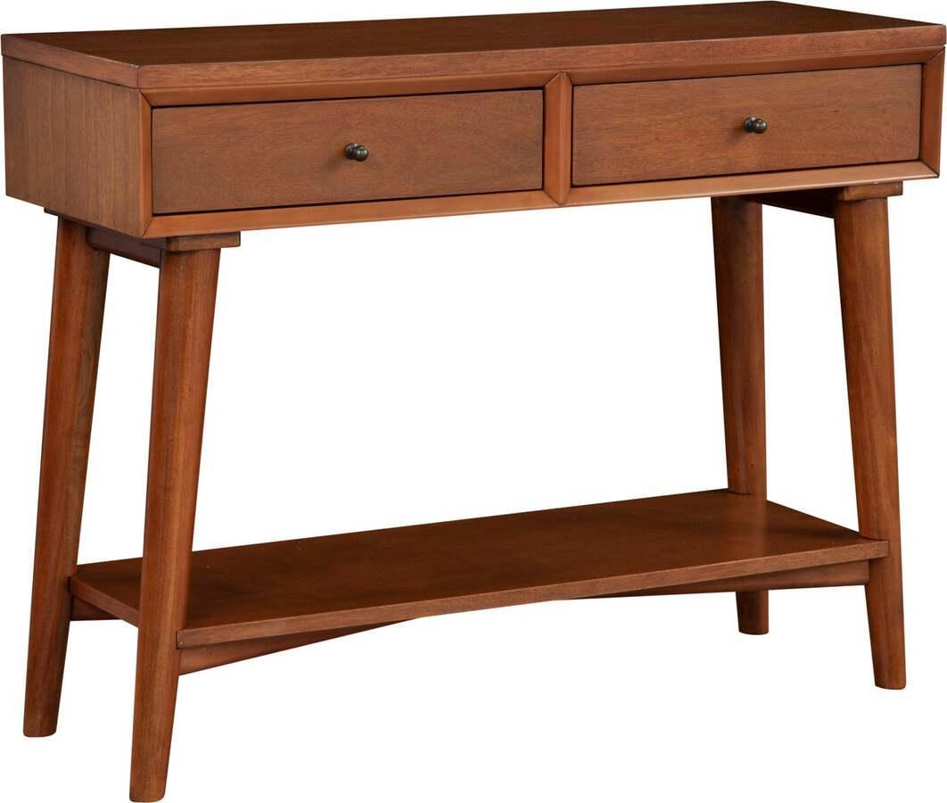 Alpine Furniture Consoles - Flynn Console Table Acorn