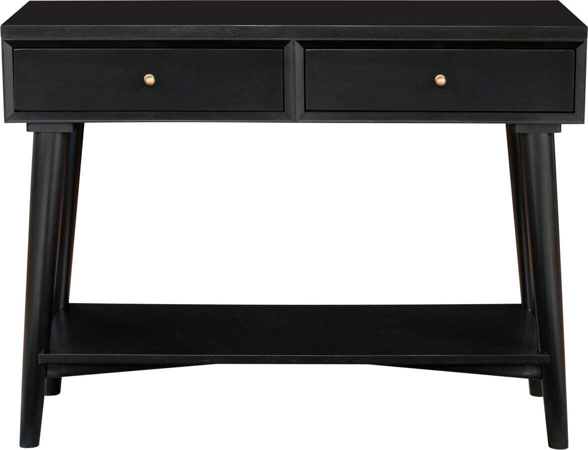 Alpine Furniture Consoles - Flynn Console Table Black
