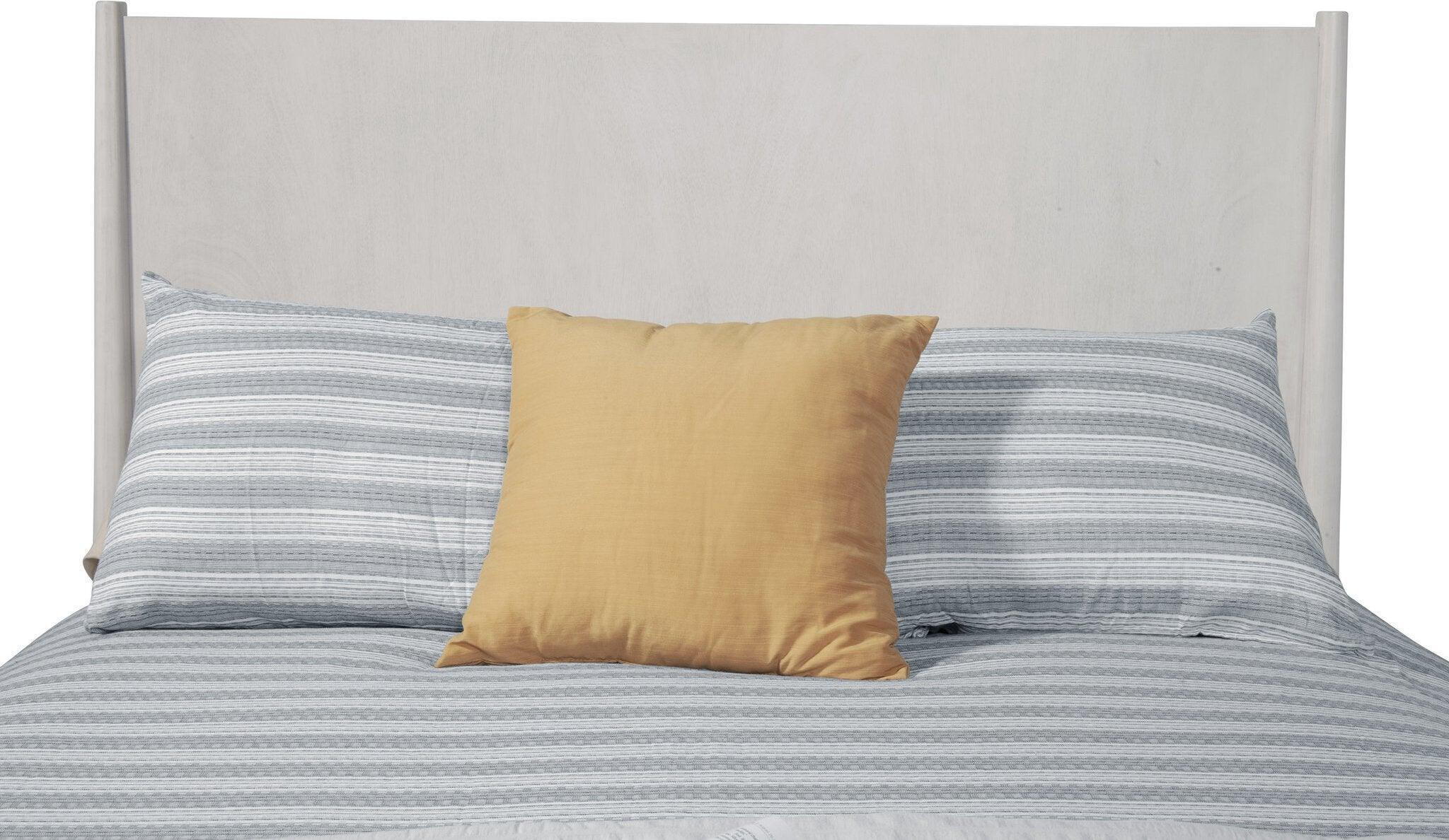 Alpine Furniture Beds - Flynn Full Size Panel Bed Gray