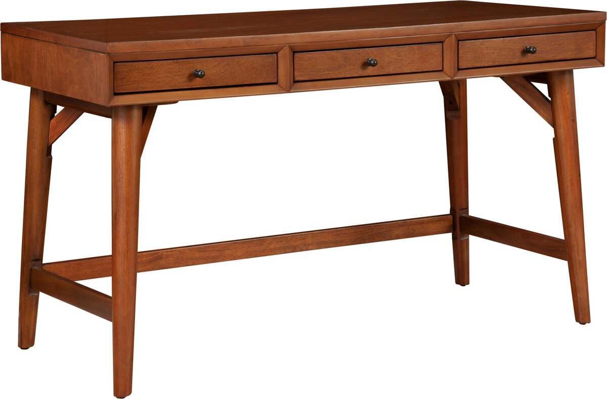 Alpine Furniture Desks - Flynn Large Desk, Acorn