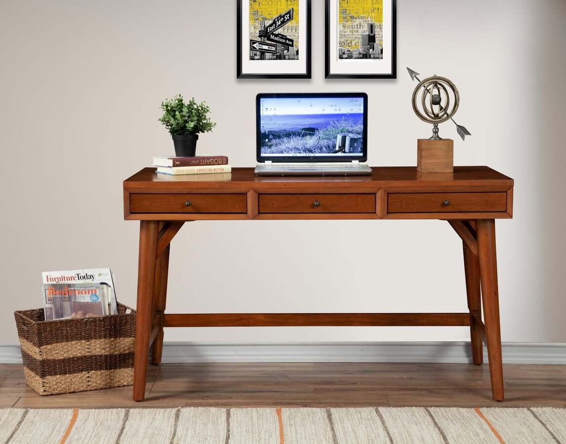 Alpine Furniture Desks - Flynn Large Desk, Acorn