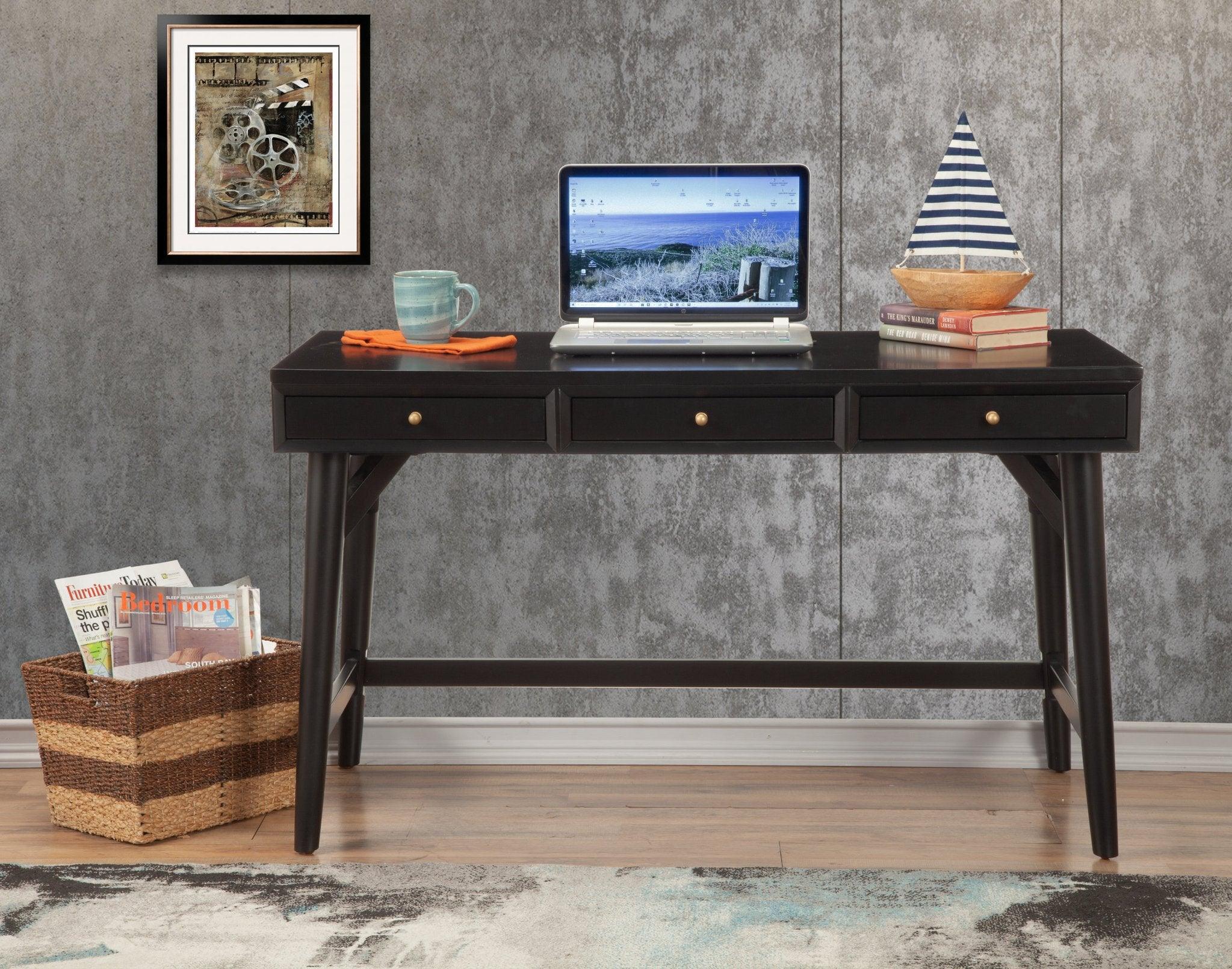 Alpine Furniture Desks - Flynn Large Desk Black