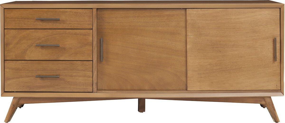 Alpine Furniture TV & Media Units - Flynn Large TV Console Acorn