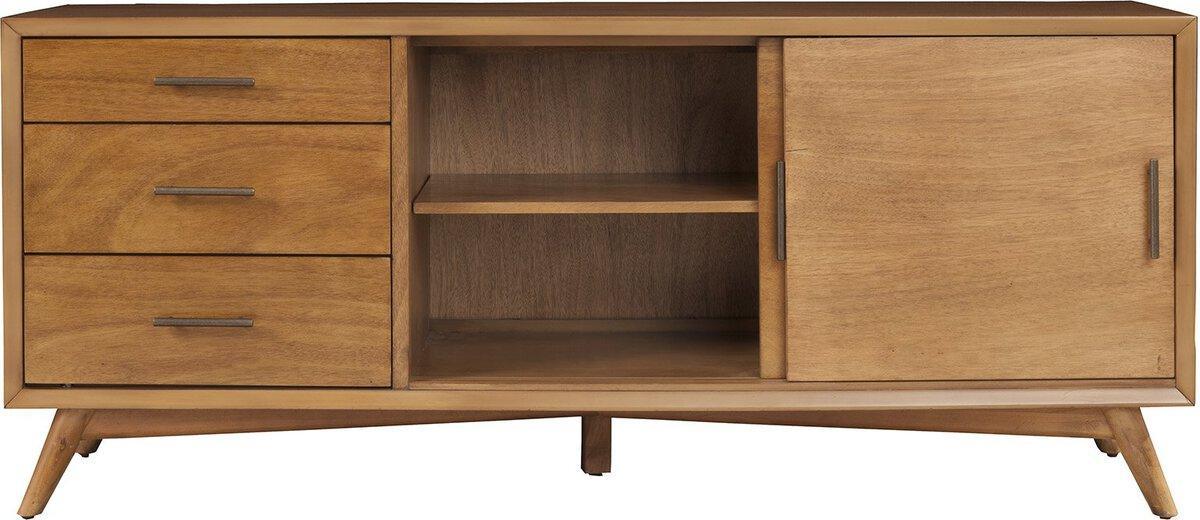 Alpine Furniture TV & Media Units - Flynn Large TV Console Acorn