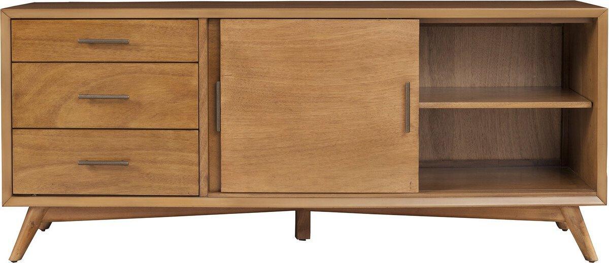 Alpine Furniture TV & Media Units - Flynn Large TV Console Acorn