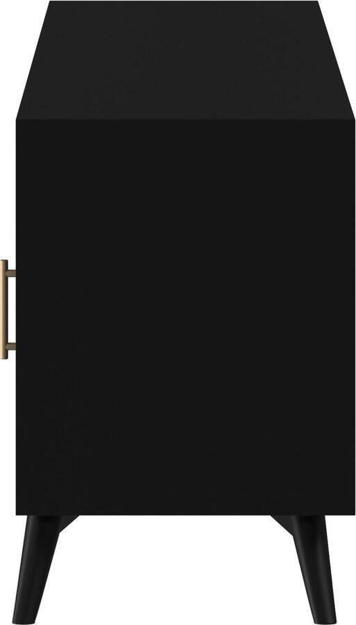Alpine Furniture TV & Media Units - Flynn Large TV Console Black