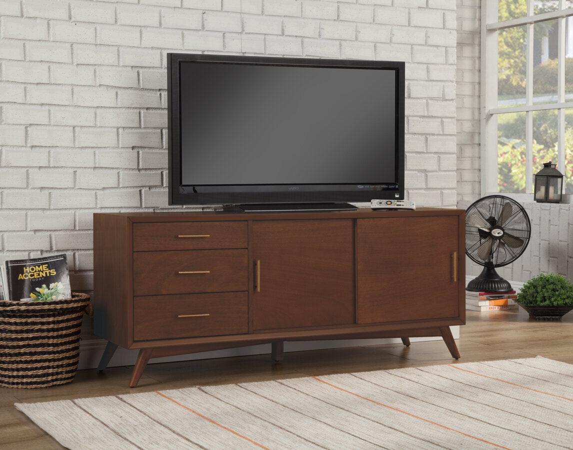 Alpine Furniture TV & Media Units - Flynn Large TV Console, Walnut