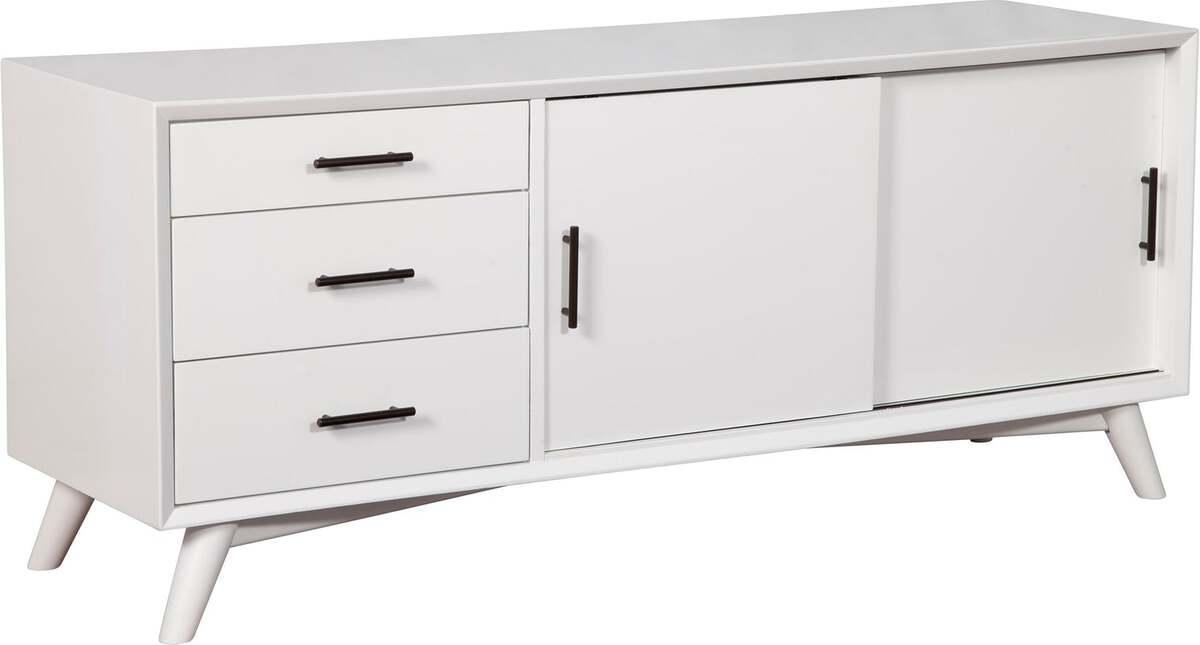 Alpine Furniture TV & Media Units - Flynn Large TV Console, White