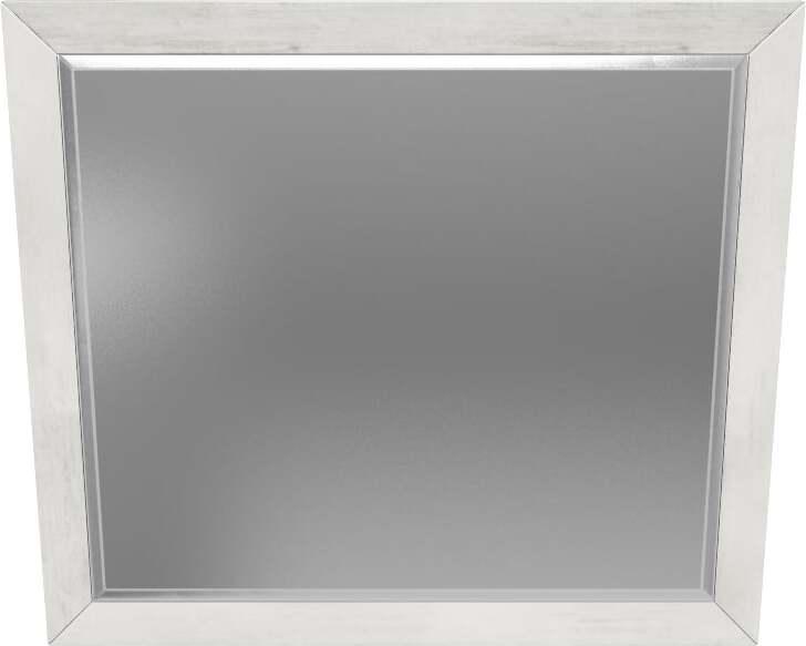 Alpine Furniture Mirrors - Flynn Mid Century Modern Mirror Gray