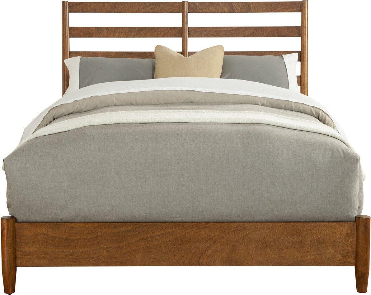 Alpine Furniture Beds - Flynn Retro Queen Bed Headboard Acorn