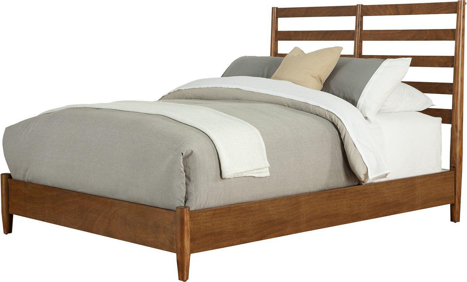 Alpine Furniture Beds - Flynn Retro Queen Bed Headboard Acorn