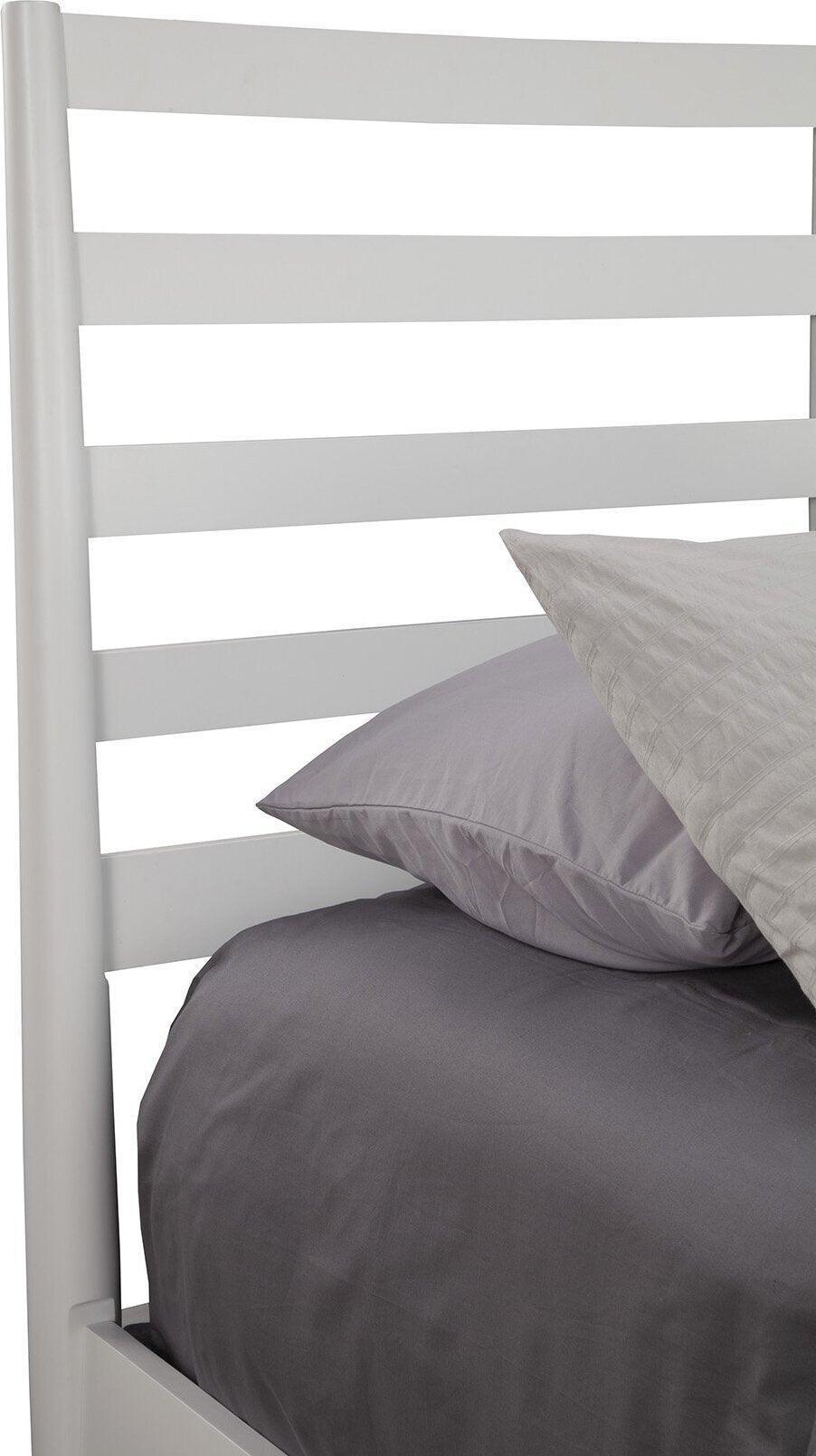 Alpine Furniture Beds - Flynn Retro Queen Bed Headboard White