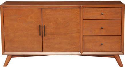 Alpine Furniture Buffets & Cabinets - Flynn Sideboard, Acorn