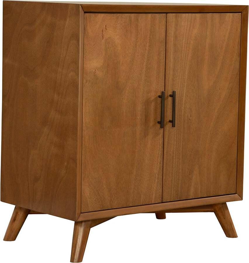 Alpine Furniture Buffets & Cabinets - Flynn Small Bar Cabinet Acorn