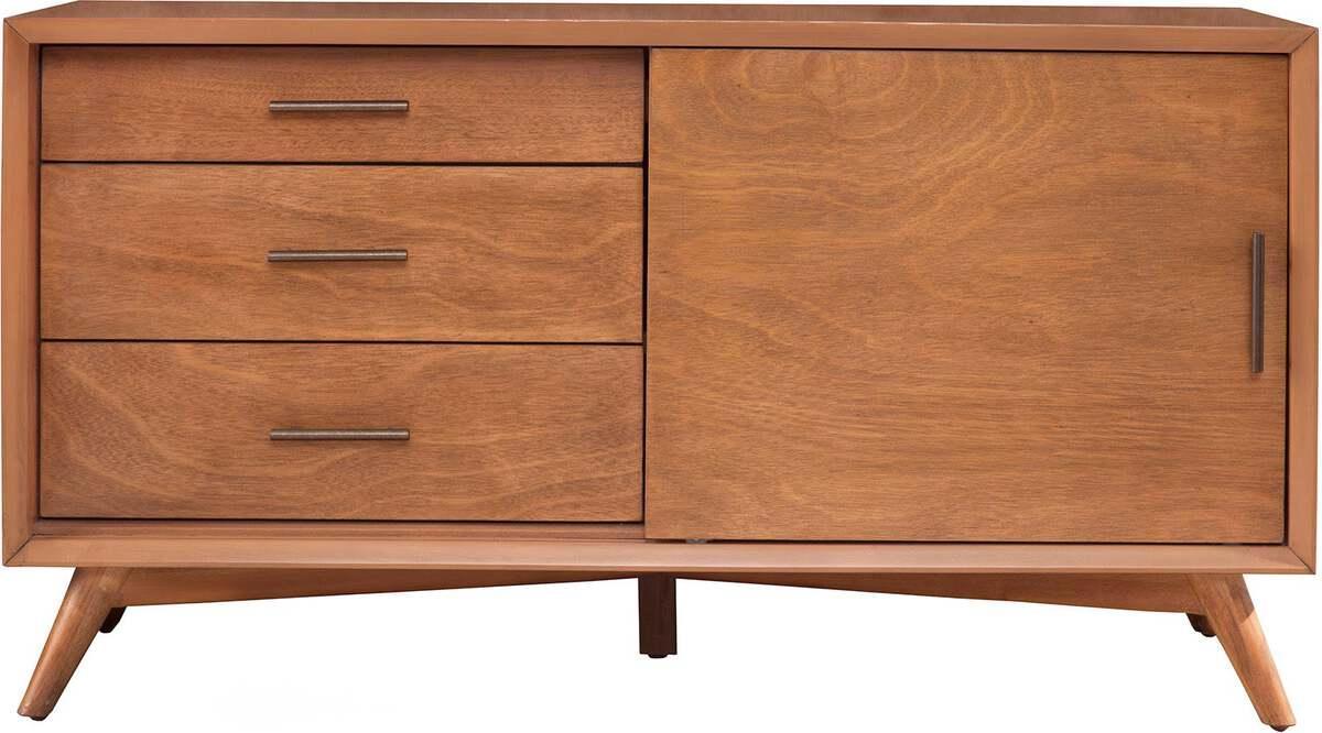 Alpine Furniture TV & Media Units - Flynn Small TV Console Acorn