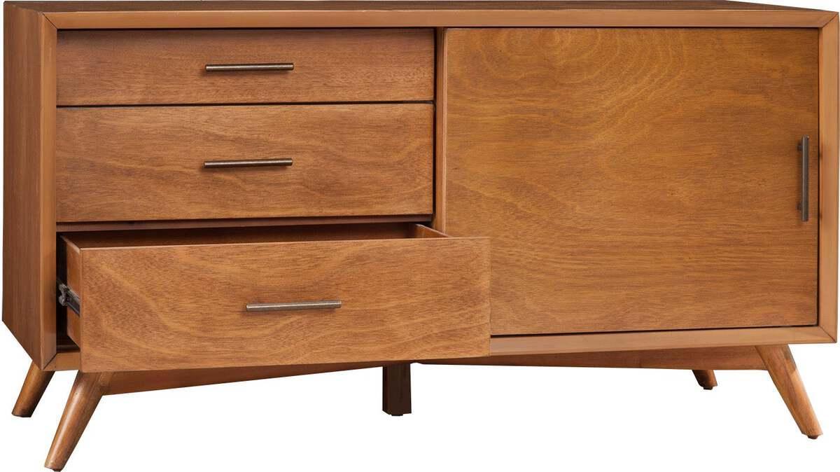 Alpine Furniture TV & Media Units - Flynn Small TV Console Acorn
