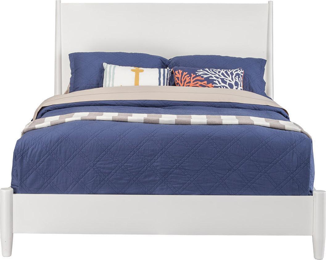 Alpine Furniture Beds - Flynn Standard King Platform Bed, White