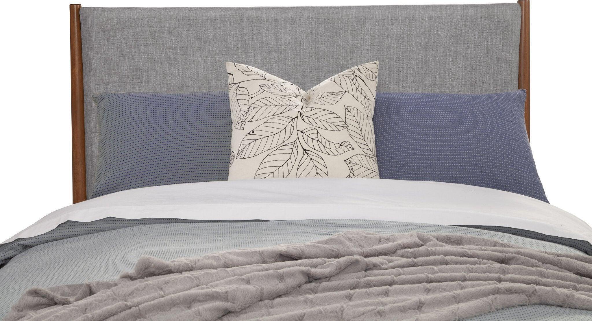 Alpine Furniture Beds - Flynn Two Tone Standard King Panel Bed Acorn & Gray