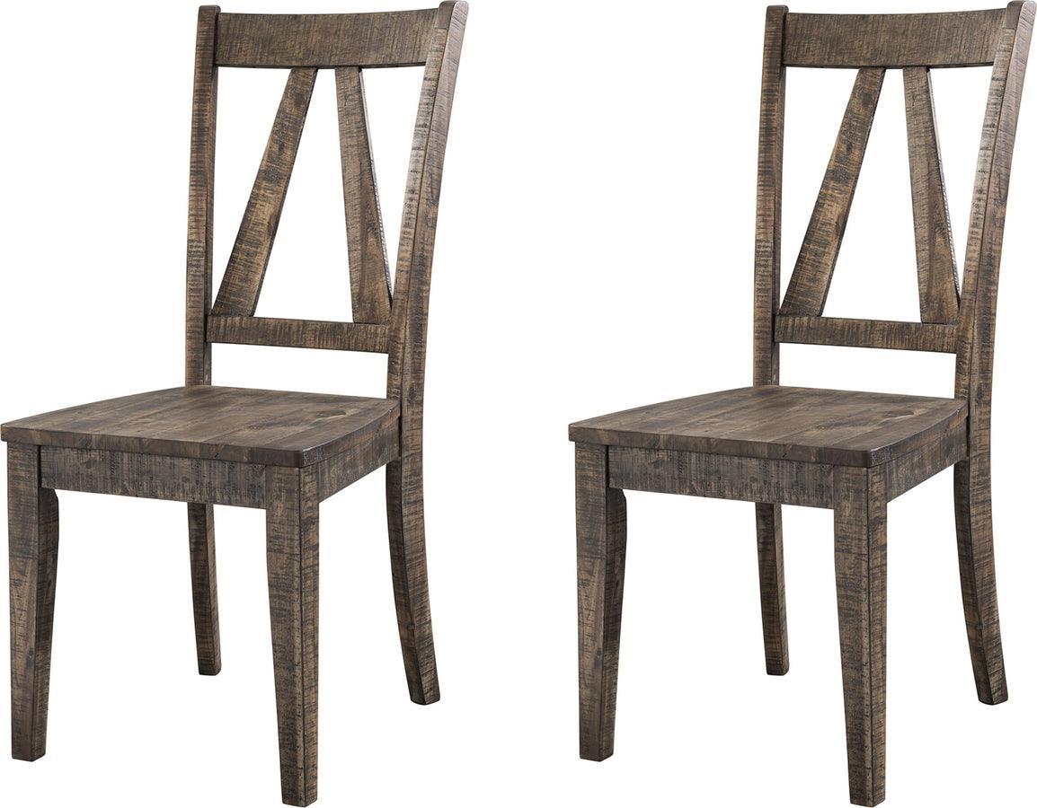 Elements Dining Chairs - Flynn Wooden Side Chair Set
