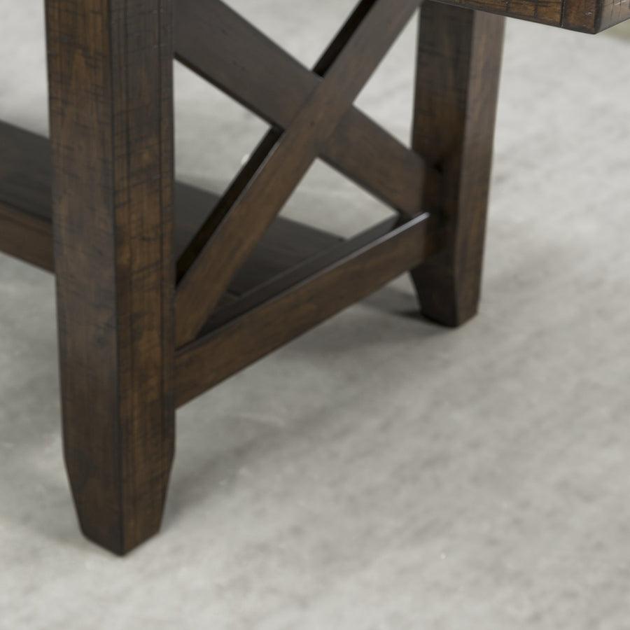 Elements Dining Sets - Francis 7 Piece Dining Set-Table & 6 Fabric Side Chairs