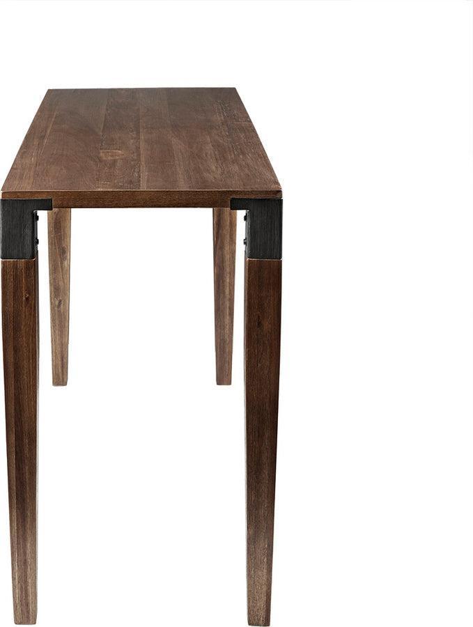 Olliix.com Side & End Tables - Frazier Industrial Counter Table 60"W x 24"D x 36.5"H Brown