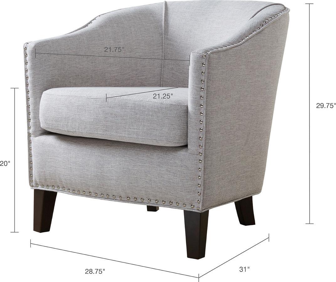 Olliix.com Accent Chairs - Fremont Barrel Arm Chair Cream