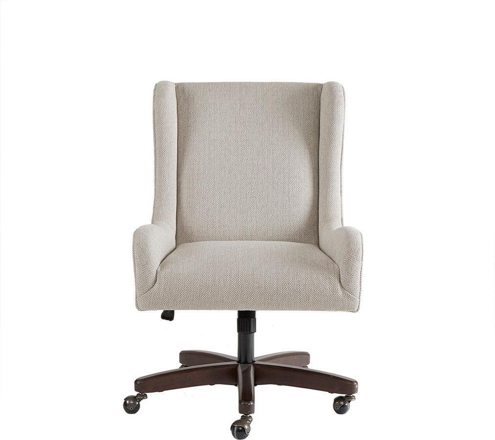 Olliix.com Task Chairs - Gable Transitional Office Chair 24.5"W x 26.75"D x 37.75"~41.75"H Cream