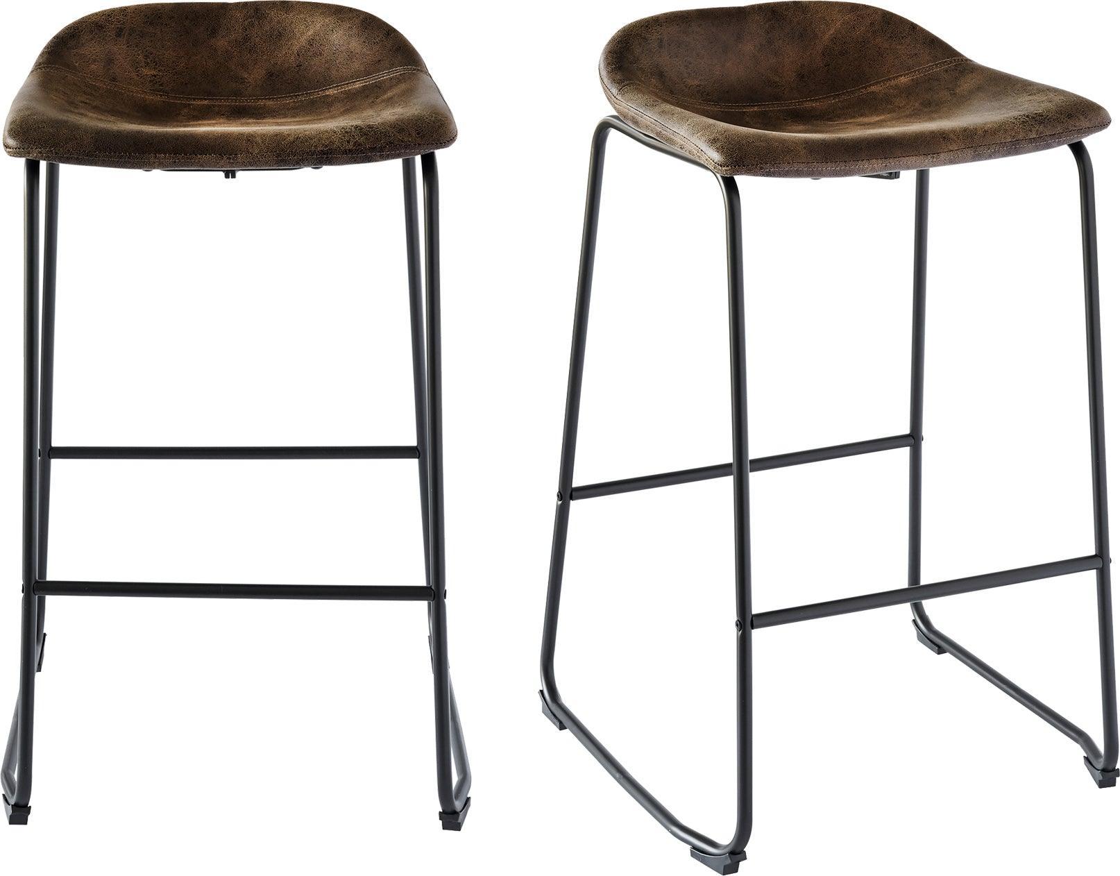 Elements Barstools - Galloway Metal Bar Stool Set (Set of 2)