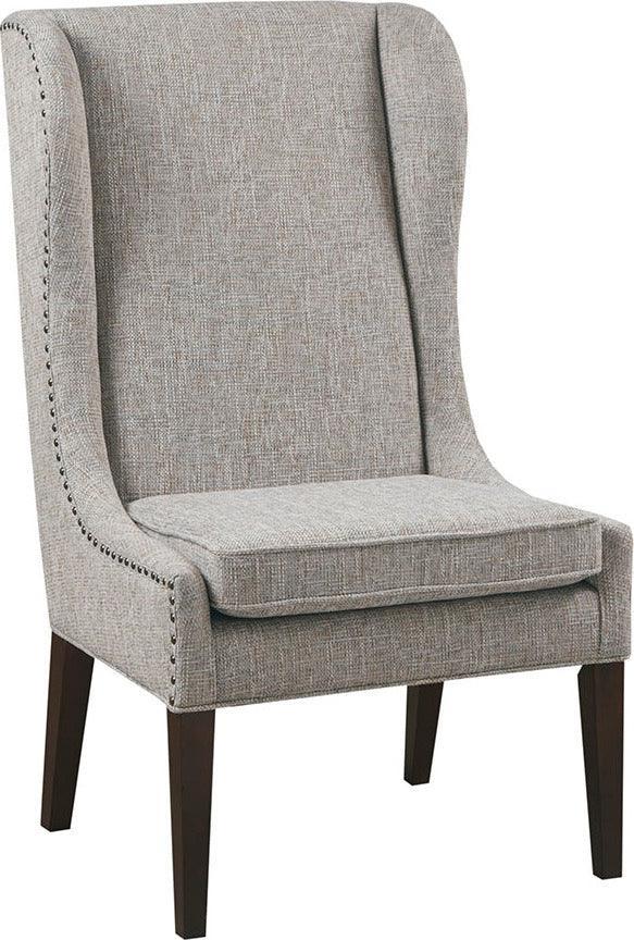 Olliix.com Dining Chairs - Garbo Contemporary Captains Dining Chair 26.25"W x 28.5"D x 45.625"H Gray Multicolor