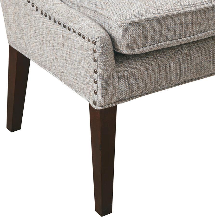 Olliix.com Dining Chairs - Garbo Contemporary Captains Dining Chair 26.25"W x 28.5"D x 45.625"H Gray Multicolor
