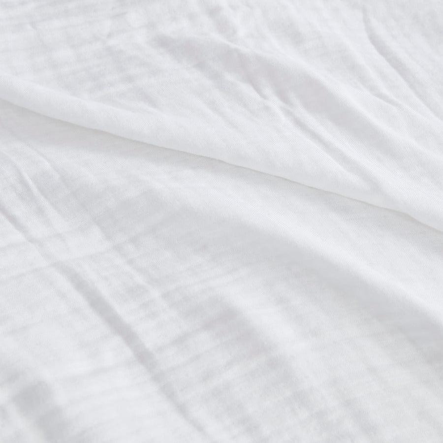 Olliix.com Comforters & Blankets - Gauze Casual 100% Cotton Lightweight Blanket Full/Queen Charcoal