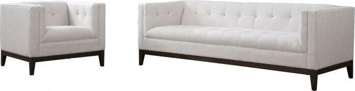 Tov Furniture Accent Chairs - Gavin Beige Linen Chair