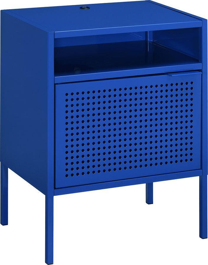 Elements Nightstands & Side Tables - Gemma Nightstand with USB Port in Blue