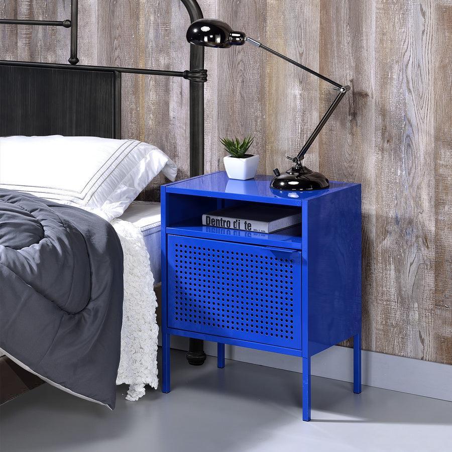 Elements Nightstands & Side Tables - Gemma Nightstand with USB Port in Blue