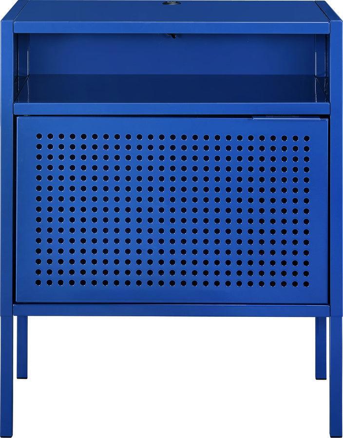 Elements Nightstands & Side Tables - Gemma Nightstand with USB Port in Blue
