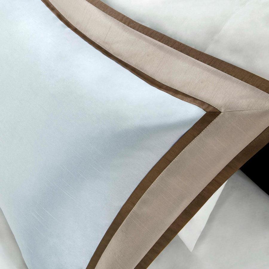 Olliix.com Comforters & Blankets - Genevieve Casual 7 Piece Comforter Set Blue King